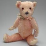 Pink mohair Chiltern teddy bear