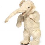 A Steiff mohair rotating head circus elephant, 1930's