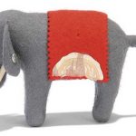 A STEIFF 50TH JUBILEE ELEPHANT PINCUSHION